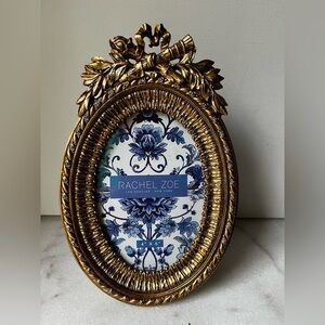 Rachel Zoe Ornate Gold Oval Frame